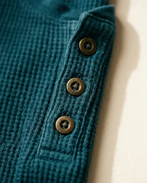 Longshore Waffle Henley
